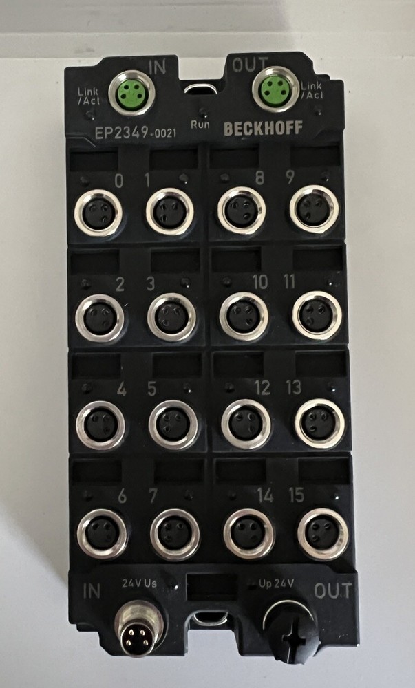Beckhoff EP2349-0021 Ethercat 16-Ch Input/Output Module - NEW - Free Shipping