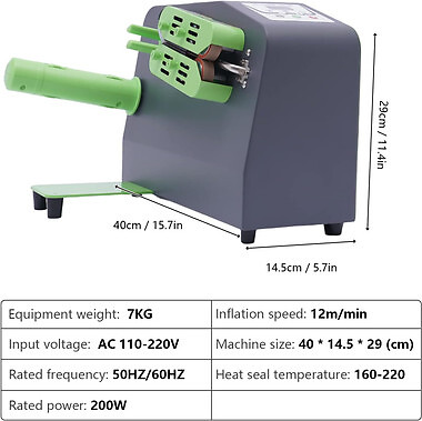 Air Pillow Maker Machine - 110V Bubble Cushion Packaging Solution