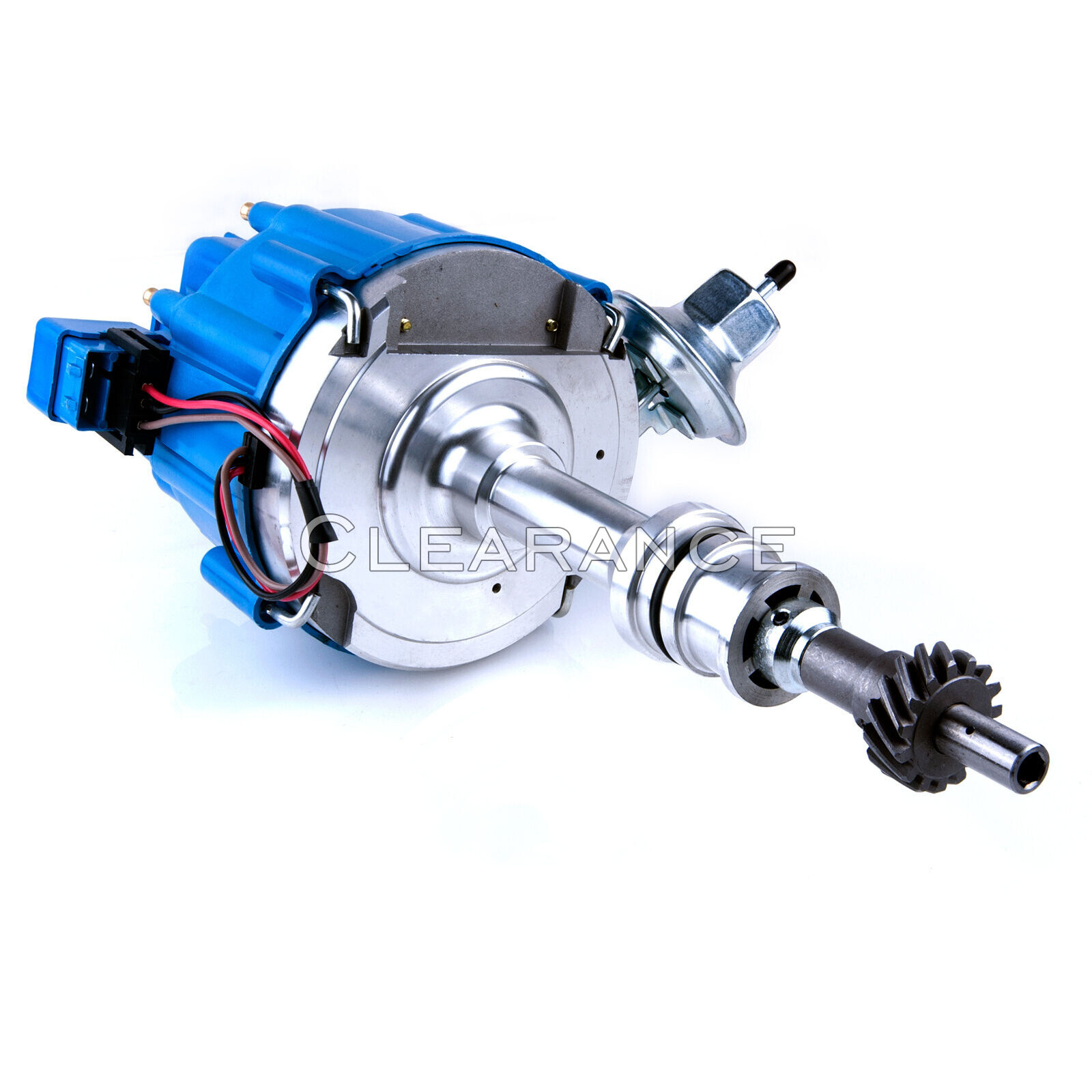 Ignition Distributor Big Block Ford 351C 460 HEI Blue Cap 351M 400 429 BBF