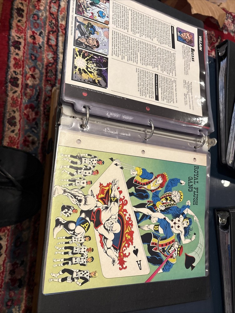 Comic Book Bio Binder