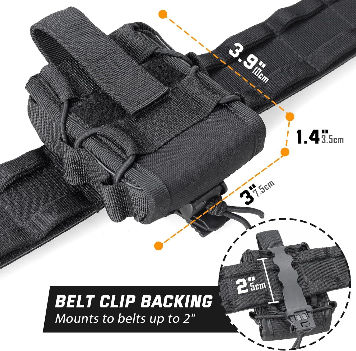 Tactical Handcuff Holder Molle Pouch Open Top Universal Hand Cuff Case Holster
