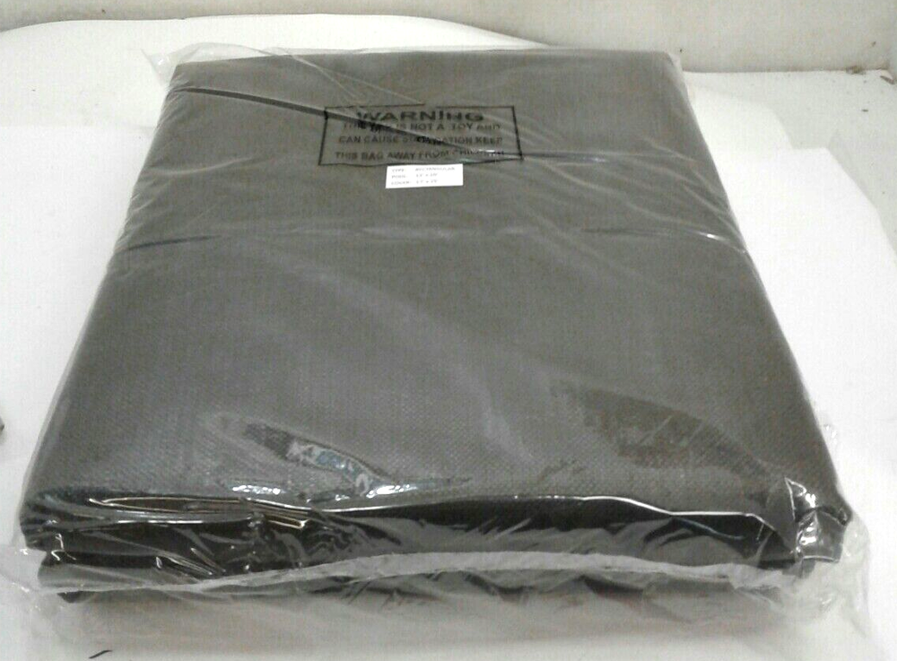 Arctic Armor WC650 Pool Cover 17' x 25' Rectangular Rugged Mesh (12'x20') Pool