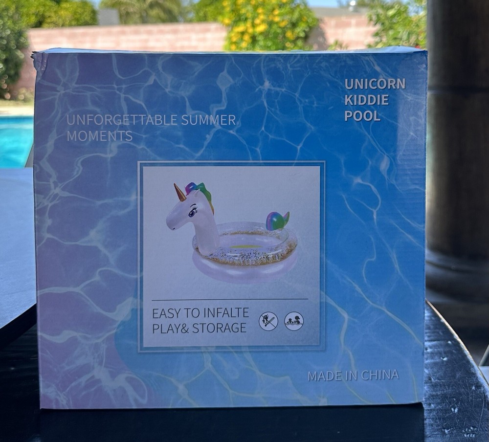 Inflatable Unicorn Swimming Pool Float