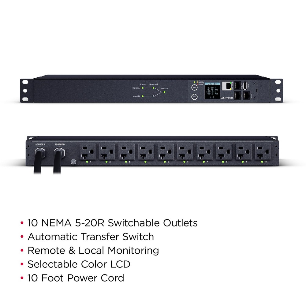 SWITCHED ATS PDU 20A