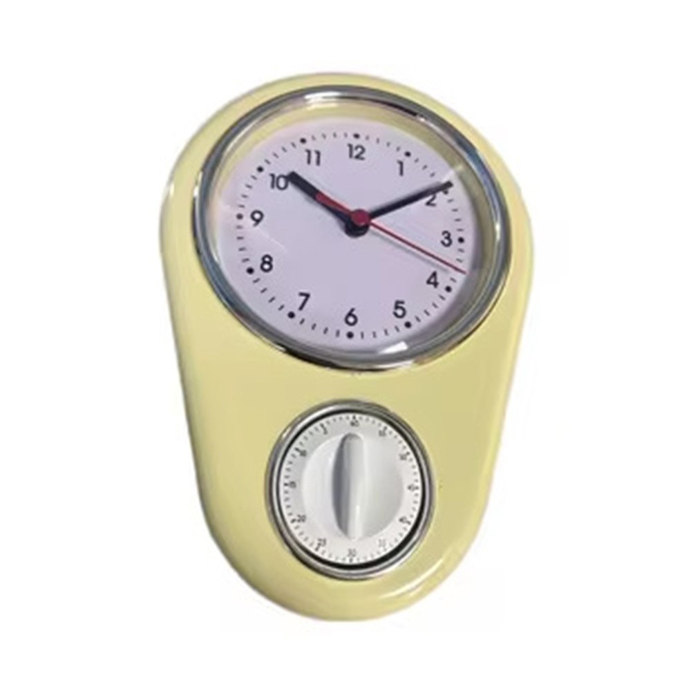 9 Inch Kitchen Timer Wall Clock Innovative Multifunction Quartz Clock New