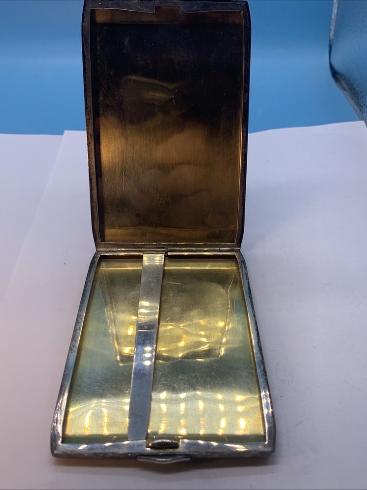 Vintage Napier Sterling Silver Cigarette Case