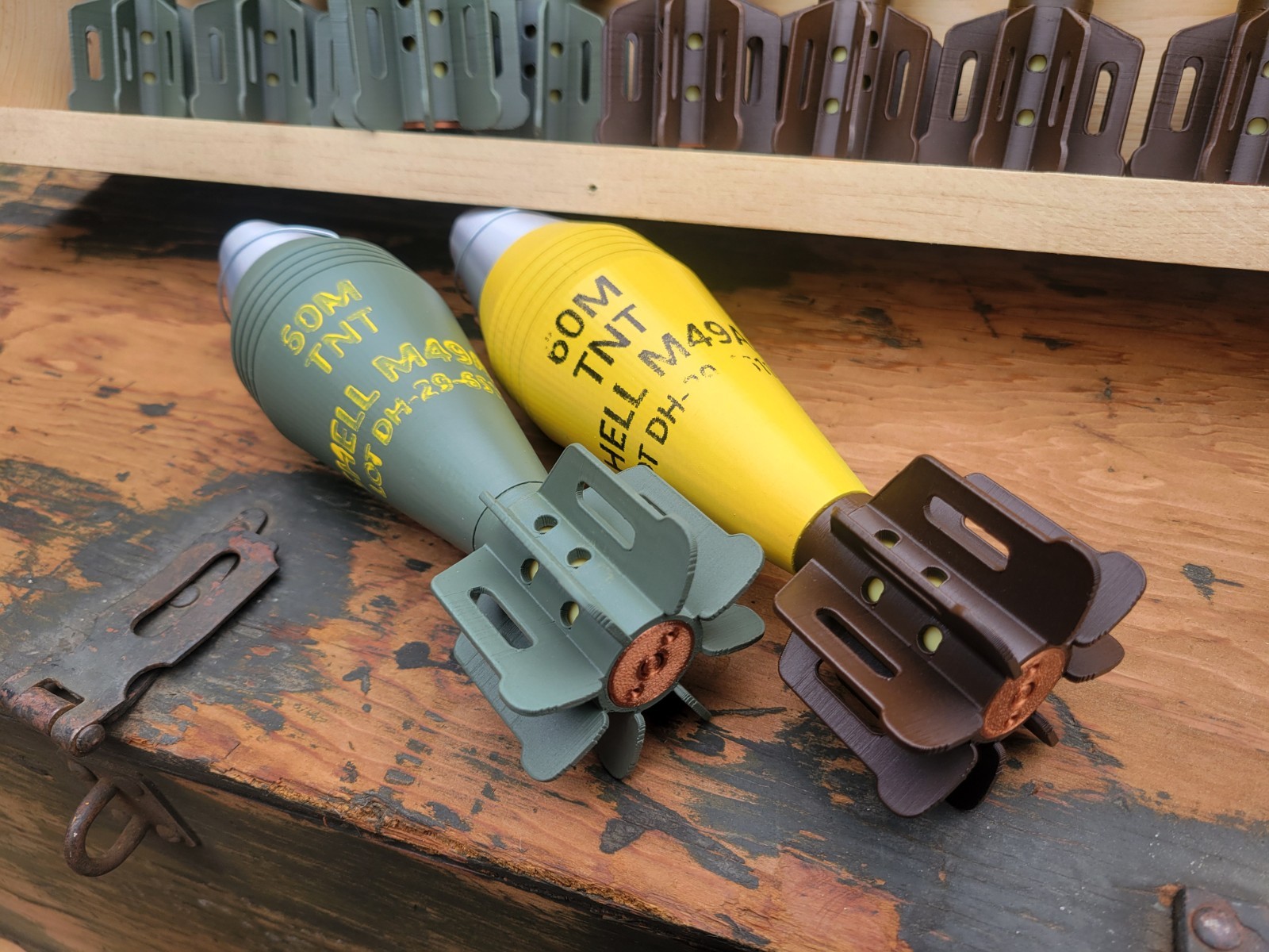60mm US M49A2 Shell 3d Replica