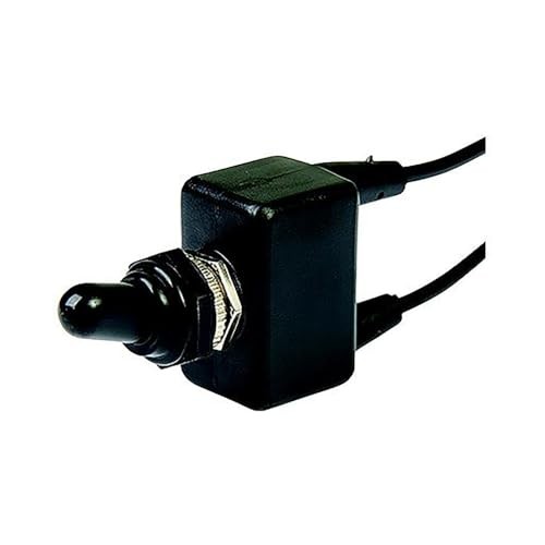 1002016 SPST PVC Coated Toggle Switch With Wire Leads - Off/On