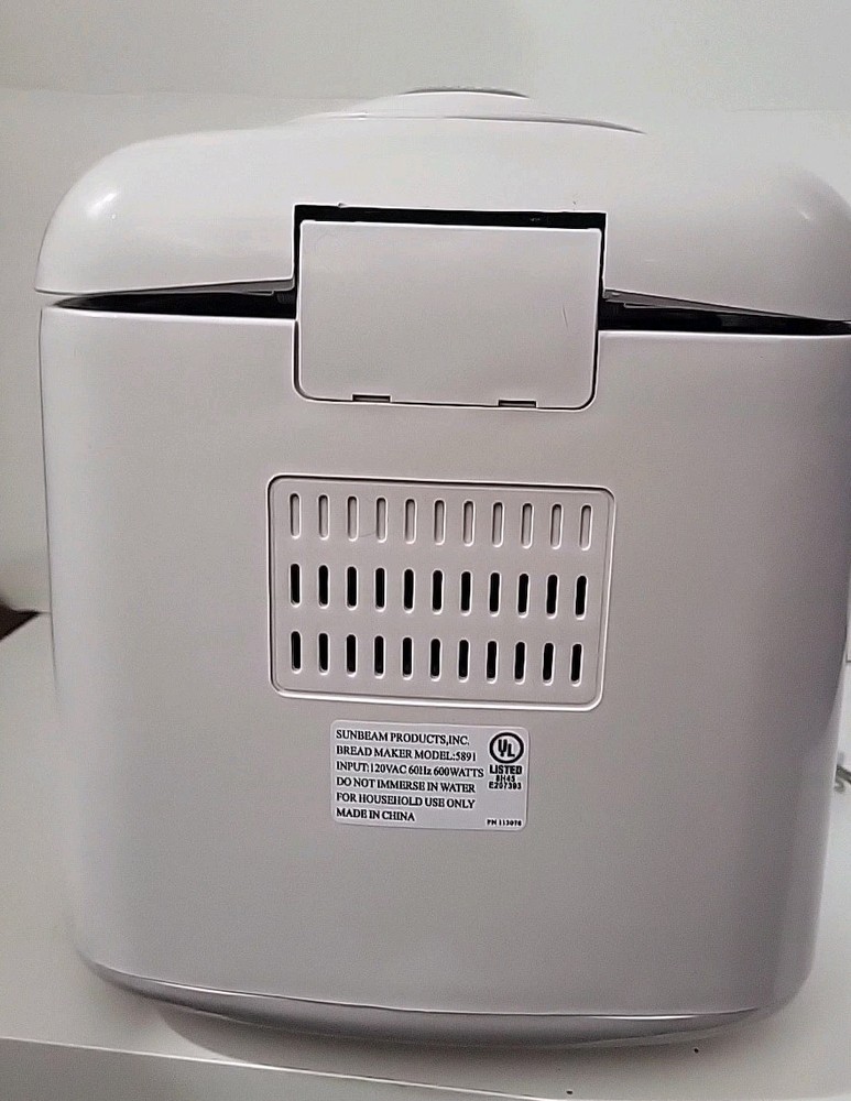 Sunbeam Programmable Bread Maker Machine Automatic White