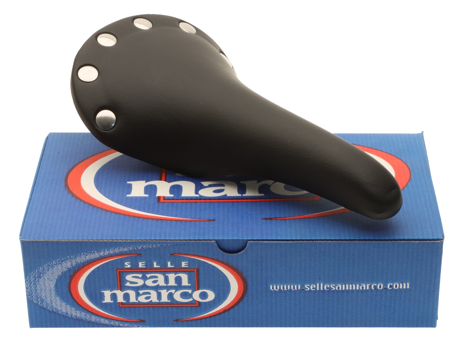 Selle San Marco Regal Saddle Titanium Rails Black Smooth Leather NIB NOS NEW