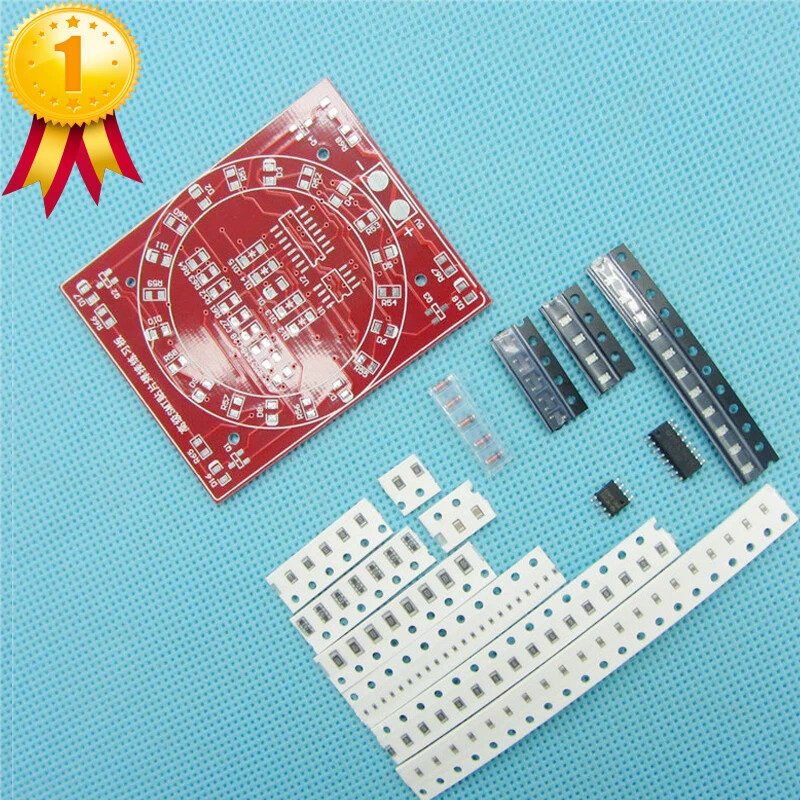 10PCS SMT SMD Electronic Component Welding Practice PCB Training Mini Version