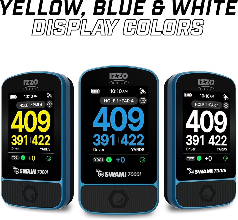 Swami Golf GPS Rangefinder - Color Display & Scorekeeper