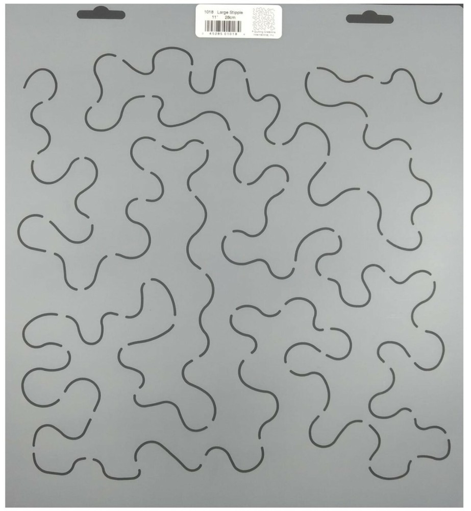 Quilting Stencil Large Stipple Quilt 11" Background Pattern Plastic Templates