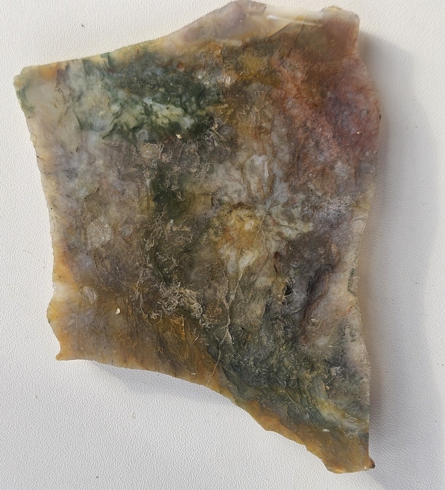 Moss Agate Lapidary Slab 141 Grams