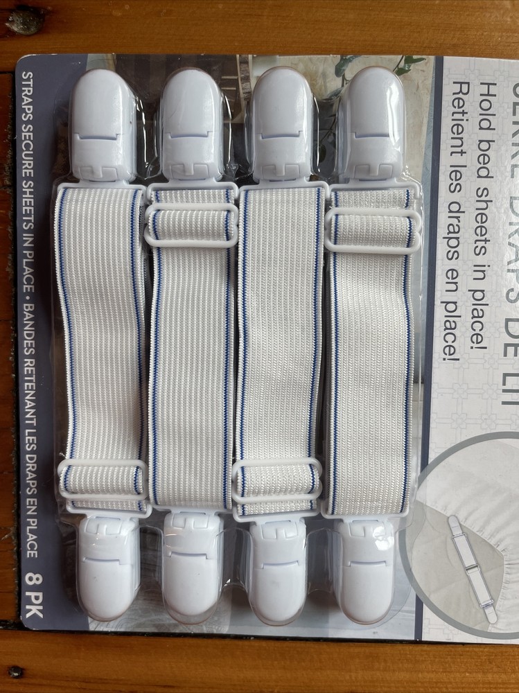 Evriholder ~ Bed Sheet Grippers ~ 8 Pack