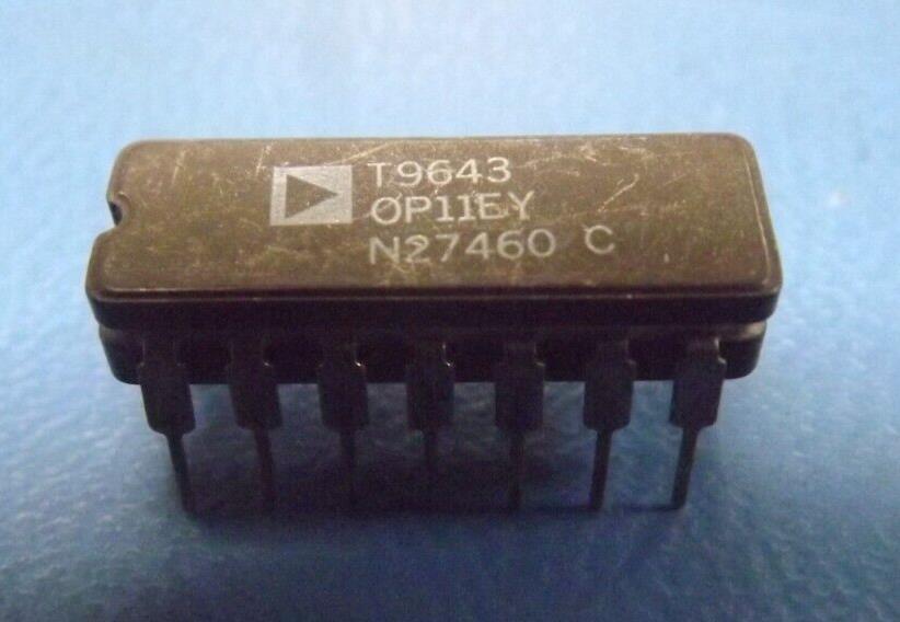 (2PCS) OP11EY Op Amp, 4 Func, 800uV Offset-Max, BIPolar, CDIP14