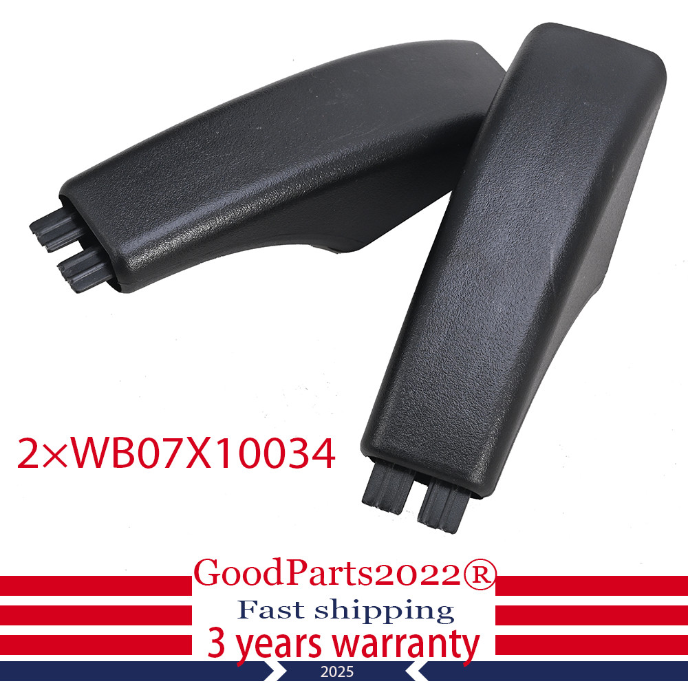 2 PACK of WB07X10034 for GE Range Oven Door Handle Black End Cap