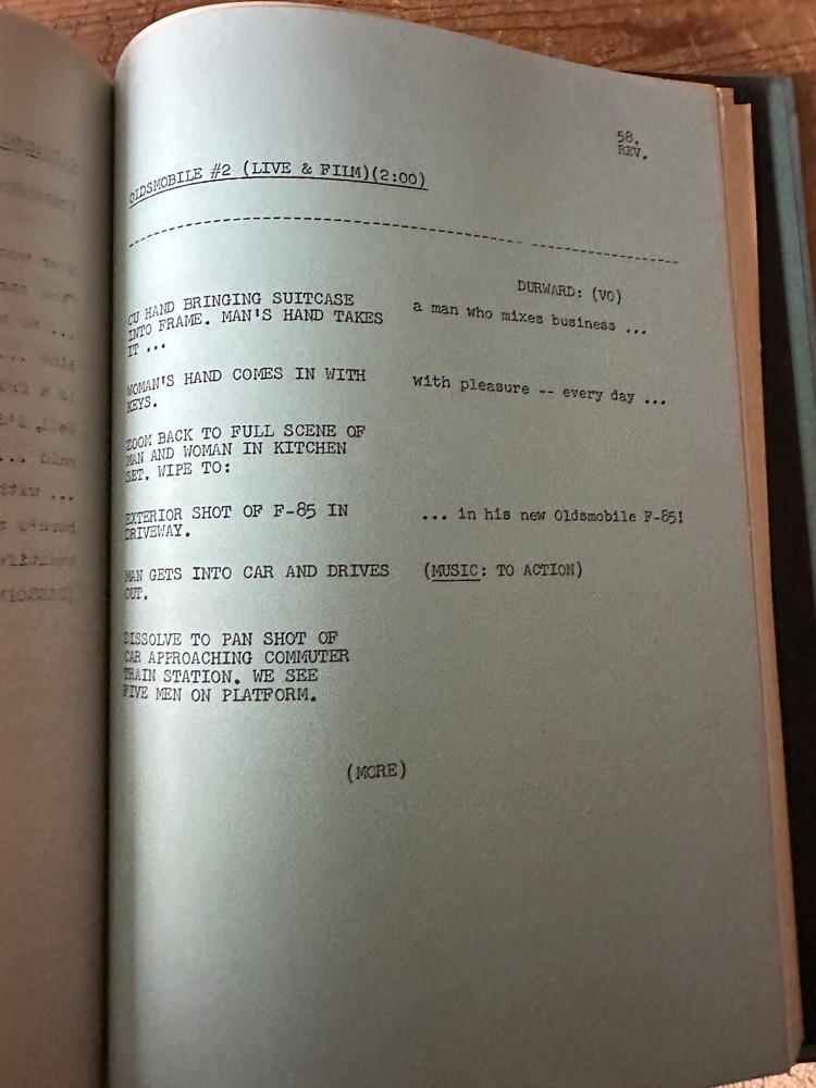 THE GARRY MOORE SHOW CBS TV SHOW SCRIPT GEORGE GOBEL PERSONAL