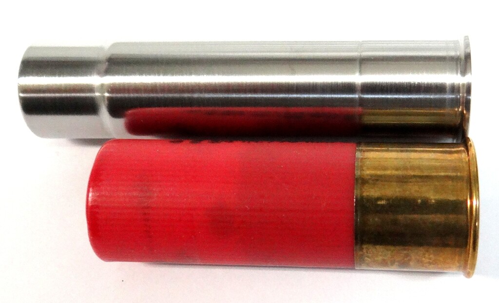 12GA to 9MM RIFLED Shotgun Adapter - Chamber Reducer - Stainless - Free Shipping