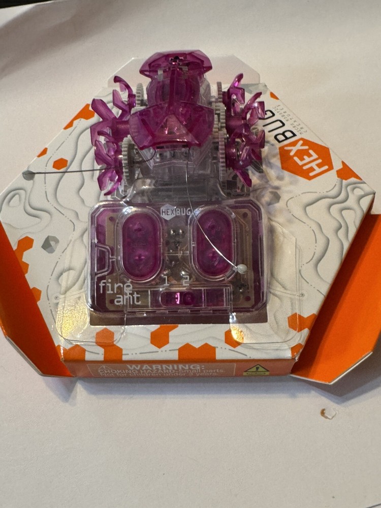 Hexbug Micro Robotic Creatures Mechanicals Fire AntPinkR/C Remote Control New/DB