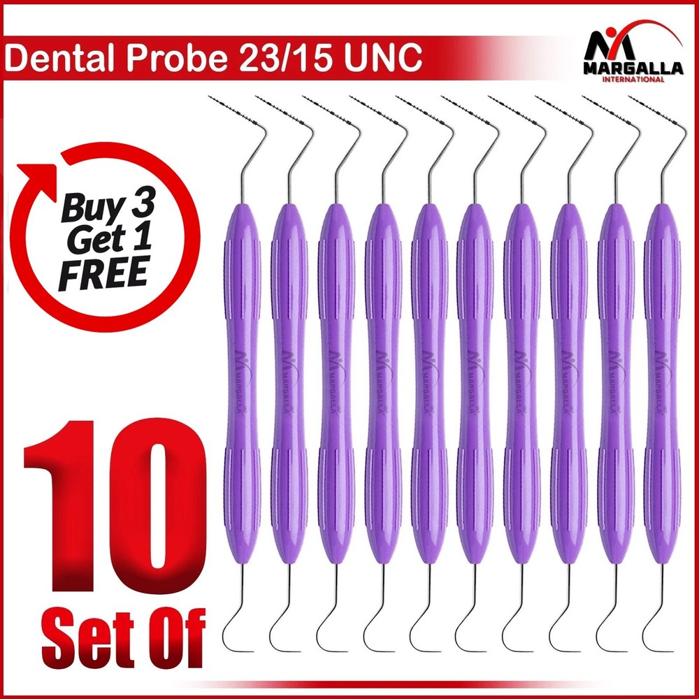 Dental Explorer-Probe 23/15UNC Silicone Handle, High Quality Dental Instruments