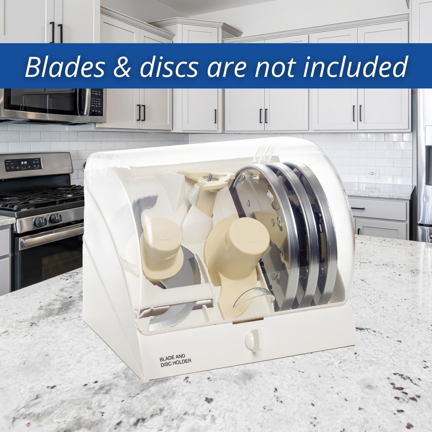 Cutting Blade and Disc Holder Storage for Cuisinart Food Processor Blades BDH-2
