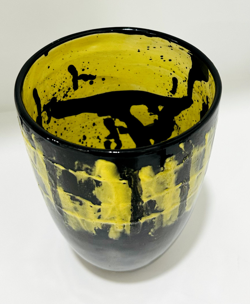 Black and Yellow Vase - 2001