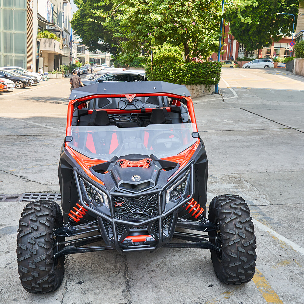 UTV Half Front Windshield Windscreen For Can Am Maverick X3 Turbo R MAX 2017-24