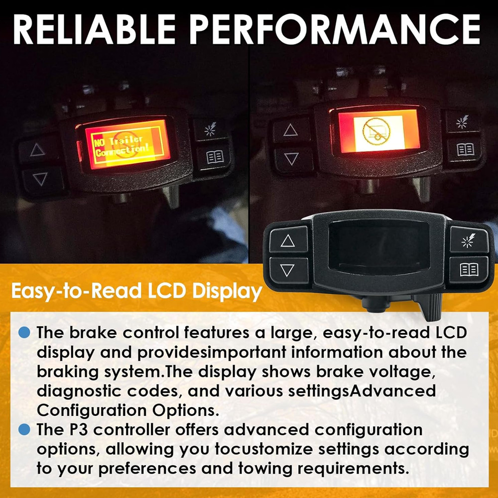 For Tekonsha P3 Prodigy 90195 Electric Trailer Brake Control Module Controller