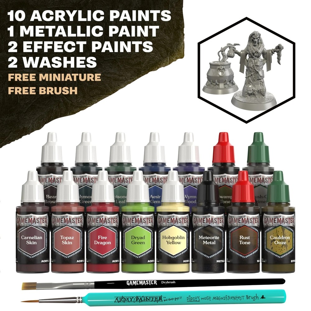 GAMEMASTER: Wilderness Adventures Role-Playing Paint Set