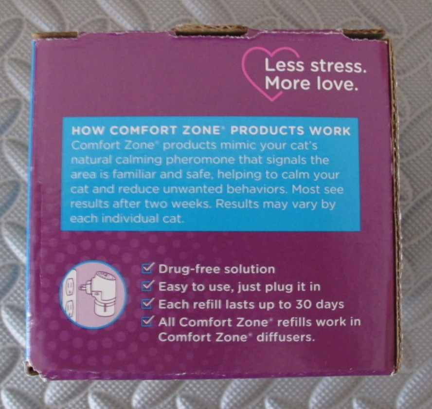 Comfort Zone Single & Multi-Cat Calming Diffuser Refills 4 Pack