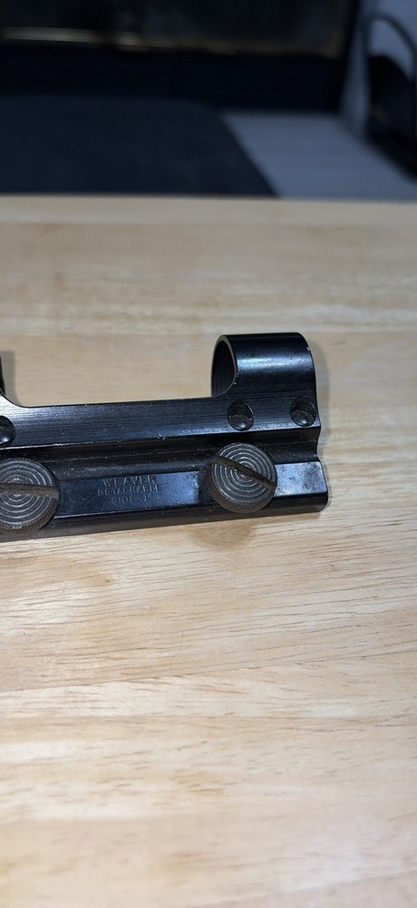Weaver Detachable Side Mount 1" Diameter Rings