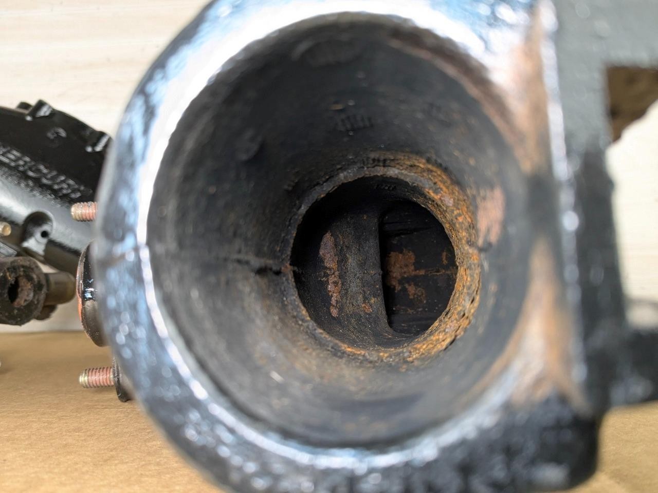 MerCruiser V8 Dry Joint Exhaust Manifolds & Risers PAIR 5.0L 5.7L 6.2L