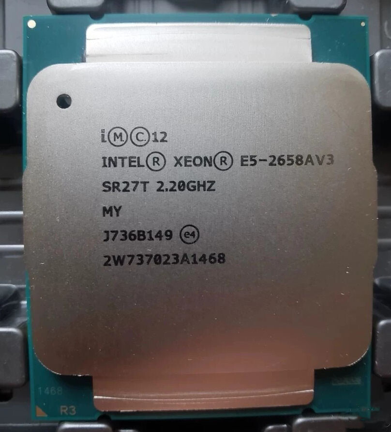 Intel Xeon E5-2658A v3  12 core 24 threads 2.2GHz 30MB CPU LGA 2011v3 processor