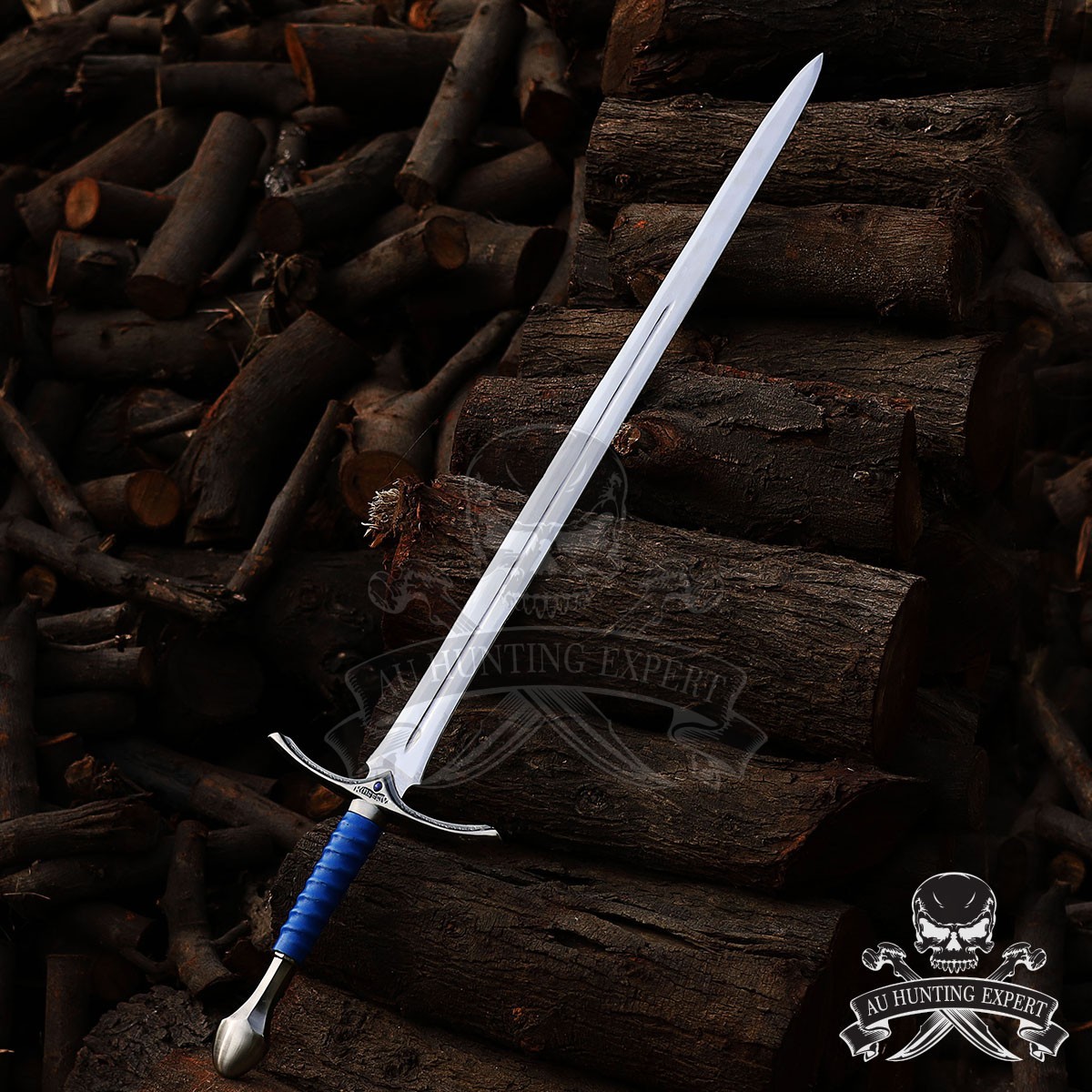 Glamdring Sword of Gandalf replica with scabbard and plaque