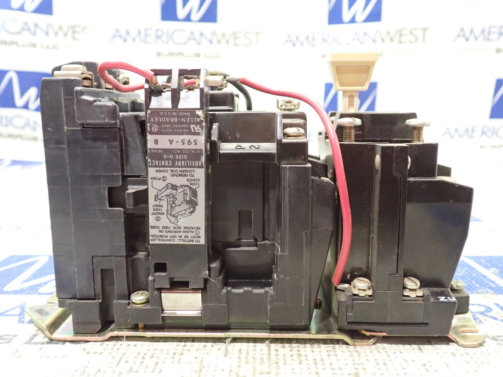 Allen Bradley 509-A0D 509-AOD Size 0 18 Amp Starter 120 Volt Coil Tested ST396