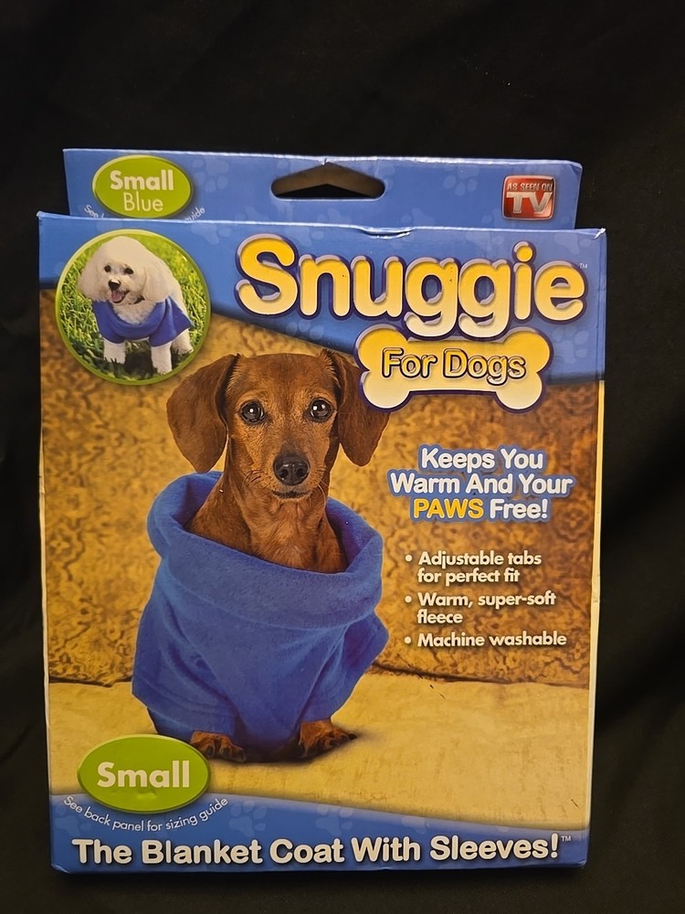 Snuggie For Dogs ~ Small ~Blue Sweater