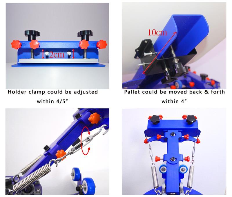 Micro Registration 4 Color Screen Printing Package Practise Materials Print Kit