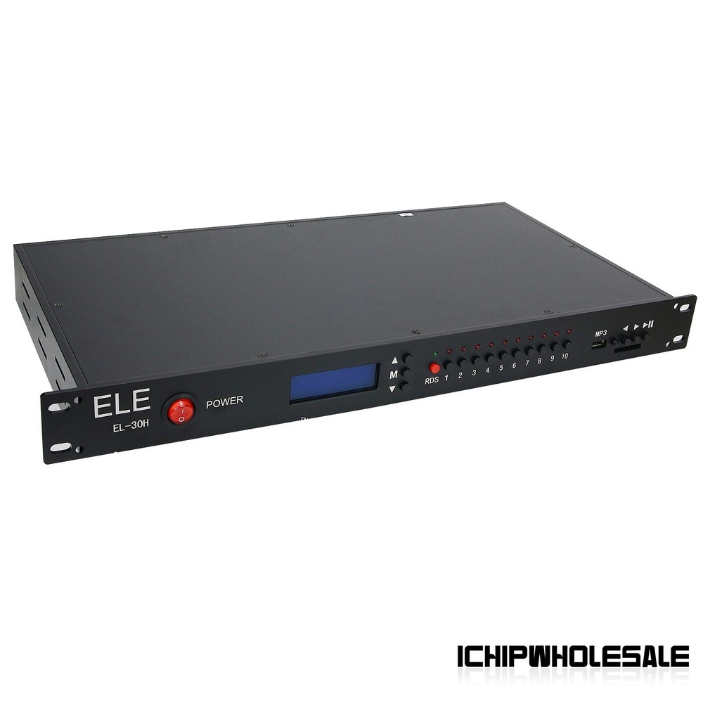 ELE EL-30H 30W FM Broadcast Transmitter w/ RDS & Power Amp Module for Mitsubishi