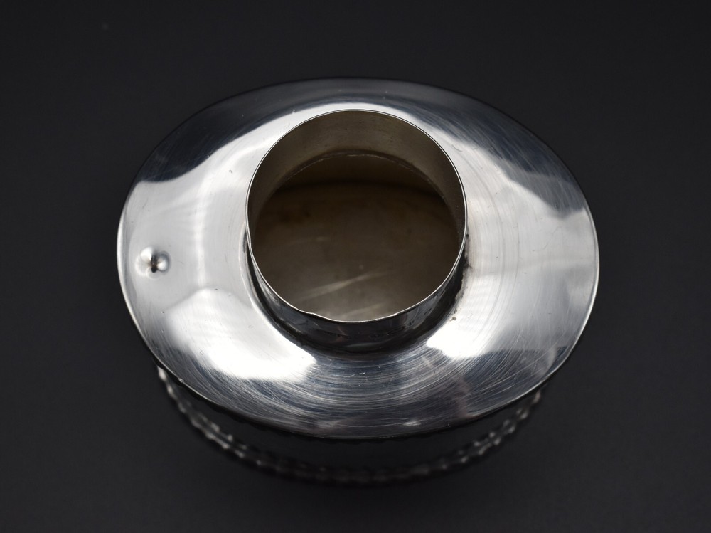 Edwardian Solid Silver Tea Caddy 1909 William Henry Sparrow