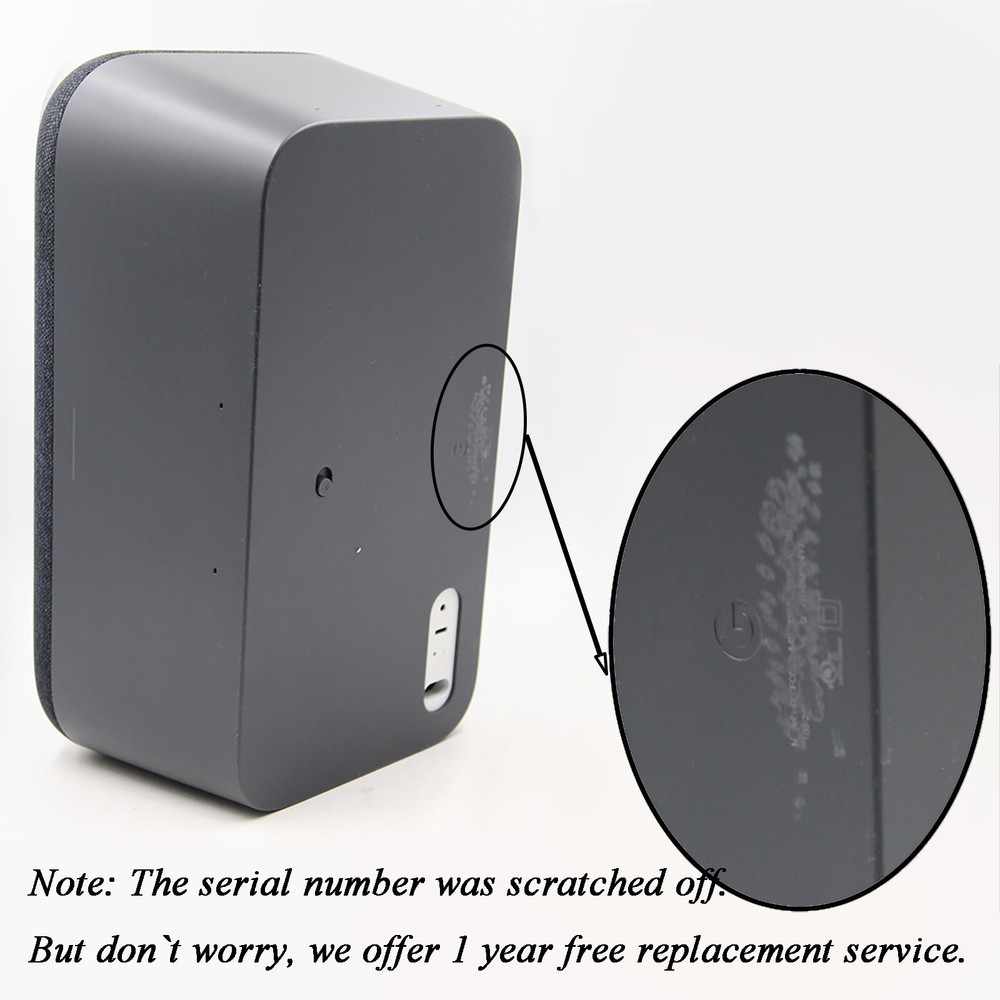 Home Max Smart Assistant Speaker Charcoal for Google