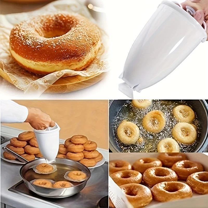 Doughnut Maker Batter Dispenser Plastic For Donut Cake DIY Baking Tools Maker