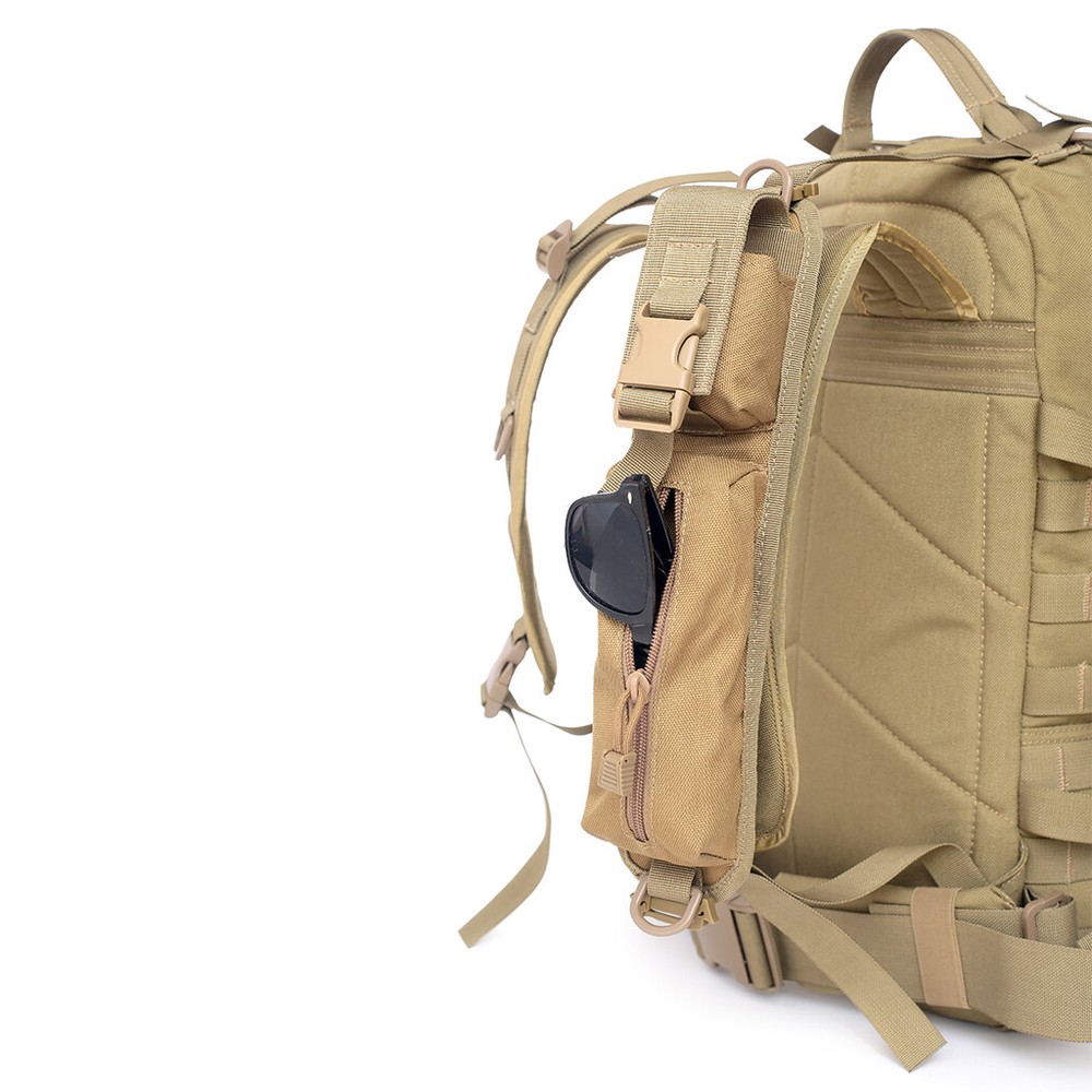 Tactical Military Molle Backpack Shoulder Strap Accessory EDC Key Tool Pouch Bag