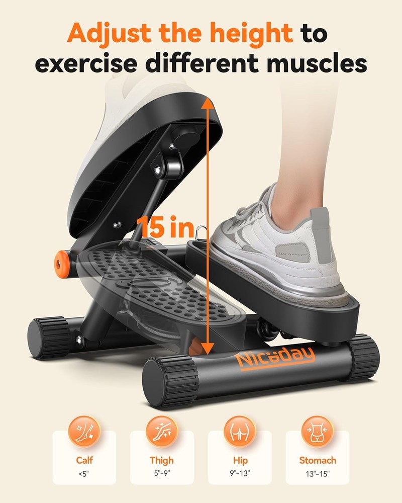 Portable Exercise Stepper Resistance Bands