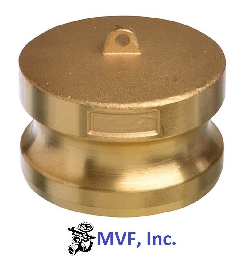 3" Type DP; Dust Plug Adapter Brass Hose Fitting Camlock DP300IBR