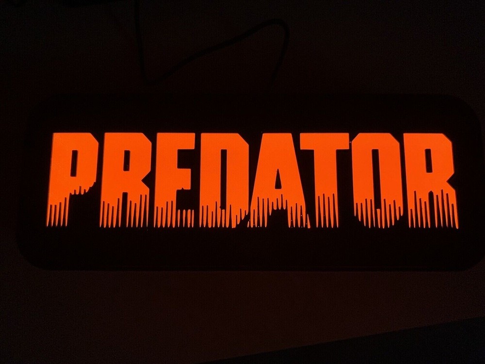 Large Predator USB LED Light Up Sign Box USB Lamps