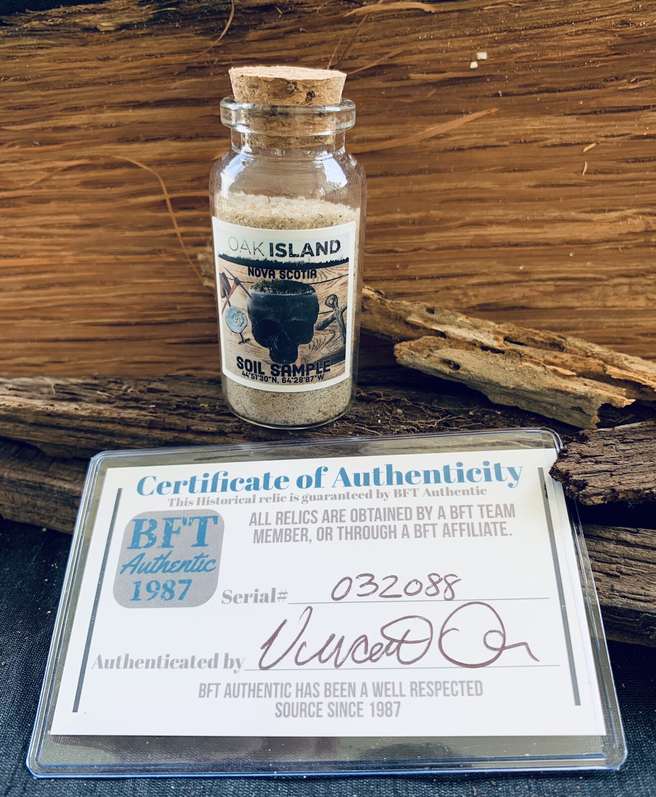 Oak Island Nova Scotia Sand Sample Mohone Bay