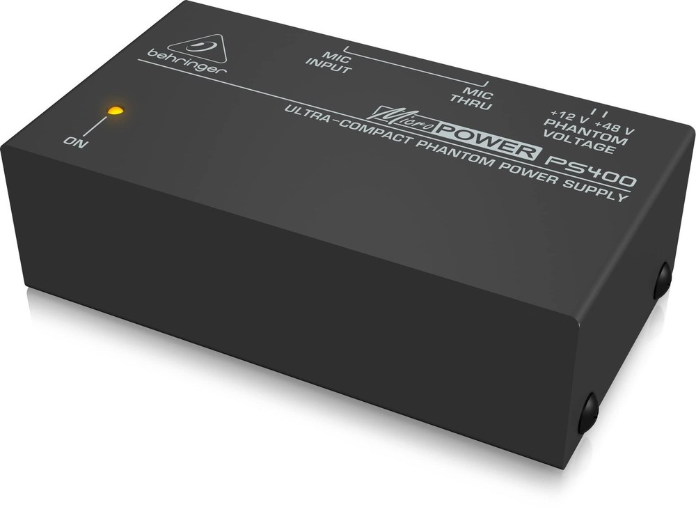 Behringer MICROPOWER PS400 Ultra-Compact Phantom Power Supply