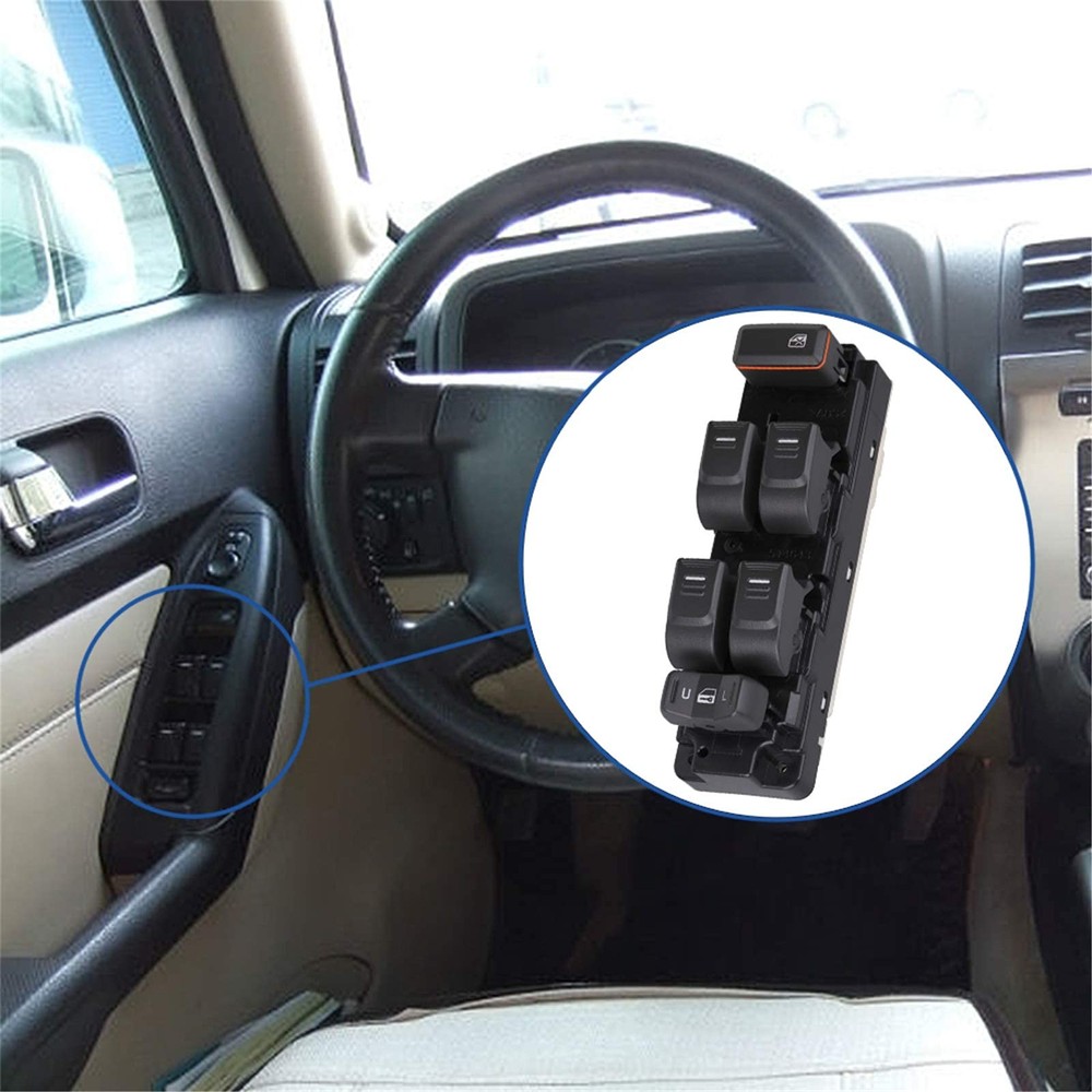 Obaee 25779767 Driver Side Master Power Window Switch Compatible with White