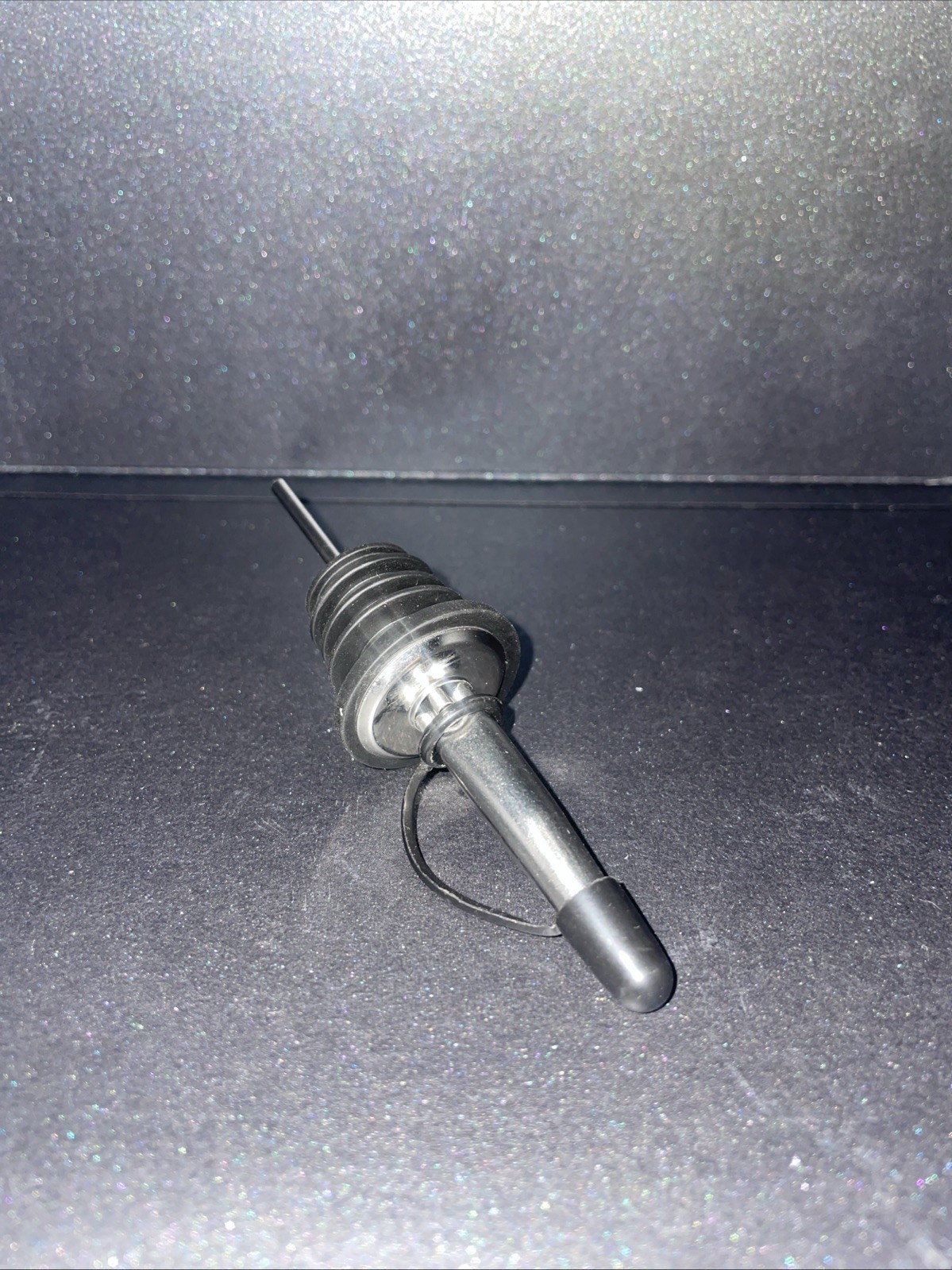 Spill-Stop Flow Tapered Liquor Pourer, Chrome